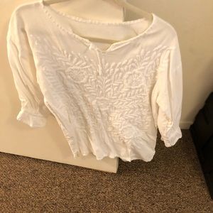 Authentic Mexican embroidered top